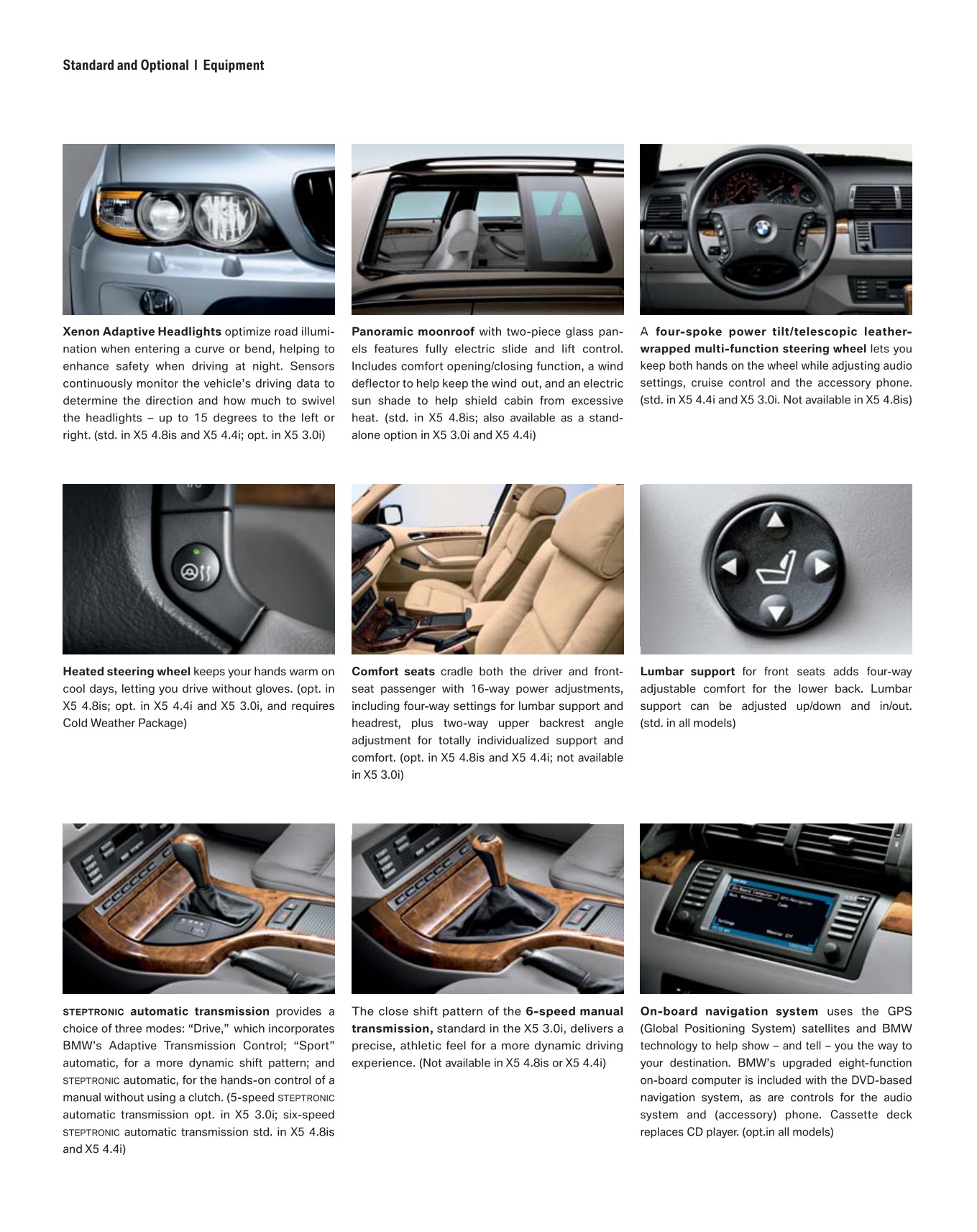 2006 BMW X5 Brochure Page 14